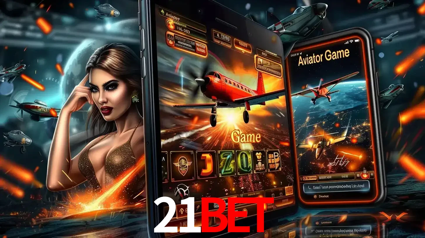 Mulher estilosa cercada por telas que exibem a jogabilidade do Aviator, capturando a intensidade e a estratégia deste popular crash game oferecido pelo 21bet.